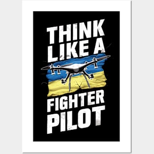 Think like a fighter pilot Posters and Art